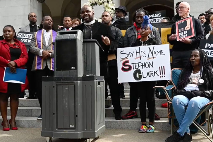 Protect CA - News - Image of Rally for Stephon Clark