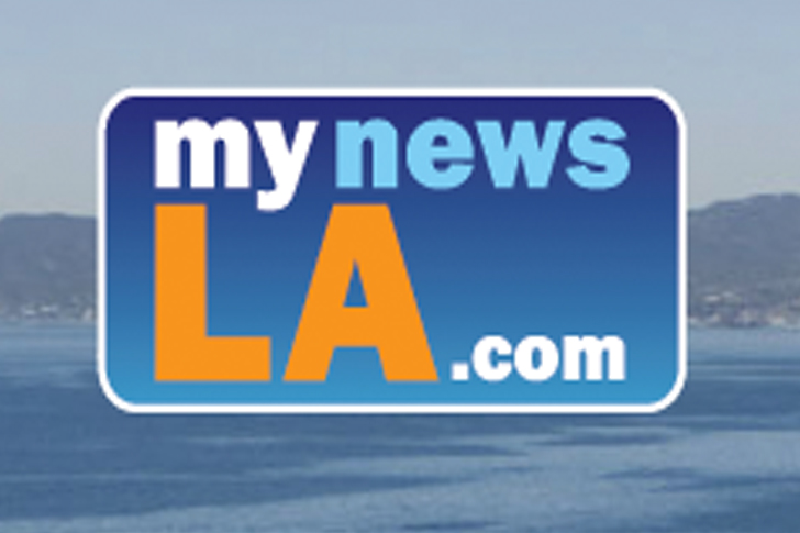 Protect CA - News - Image of My News LA Logo with ocean background