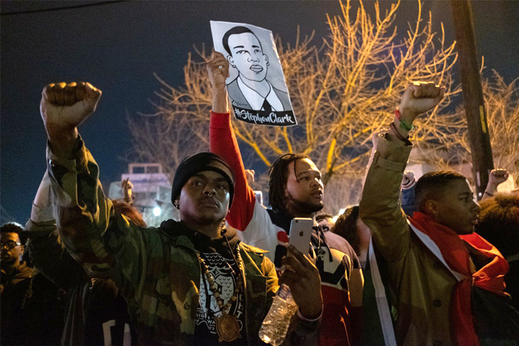 Protect CA - News - Image of people protesting